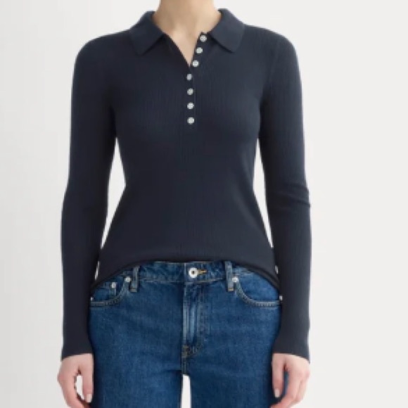 Everlane Polo in Ultrasoft Merino - Picture 1 of 7